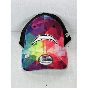 Size M/L New Era Los Angeles Chargers 39THIRTY Crucial Catch Flex Fit Hat Cap